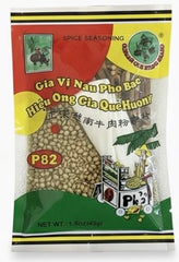 Generic Old Man Que Huong Pho Bac spice seasoning packet enhances authentic pho broth.