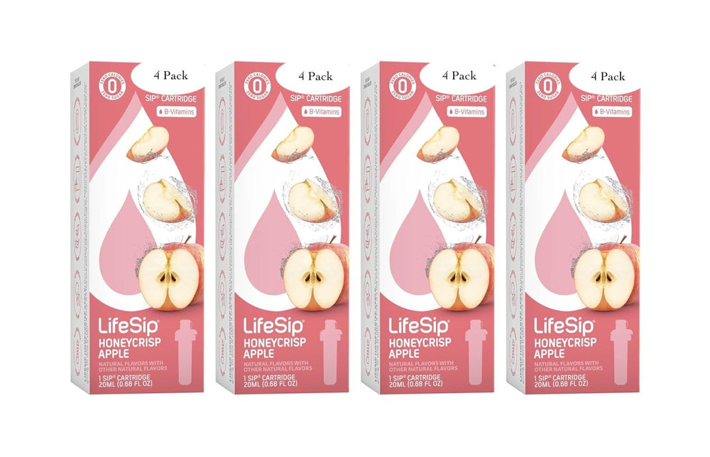 Generic Honeycrisp Apple flavor cartridges in a pack showcase zero calories and no sugar