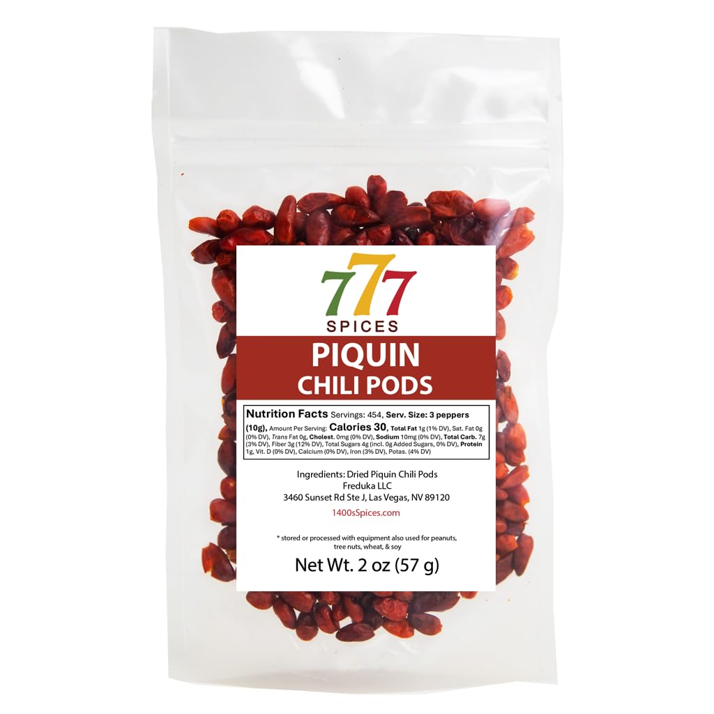 Generic pequin peppers dried in a bag, adding authentic heat to Mexican dishes.