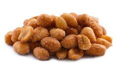 Generic Roasted Peanuts with Sea Salt beside the jar, convenient on-the-go snack.