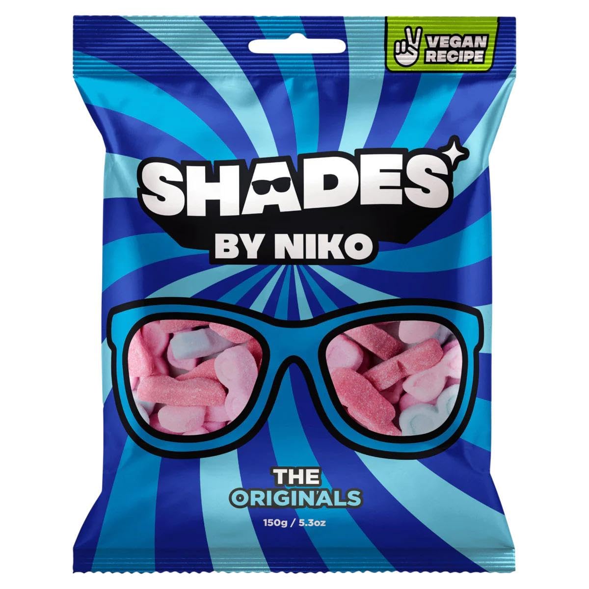 Generic Shades by Niko 150g gift bag, perfect for sharing at parties or gifting.