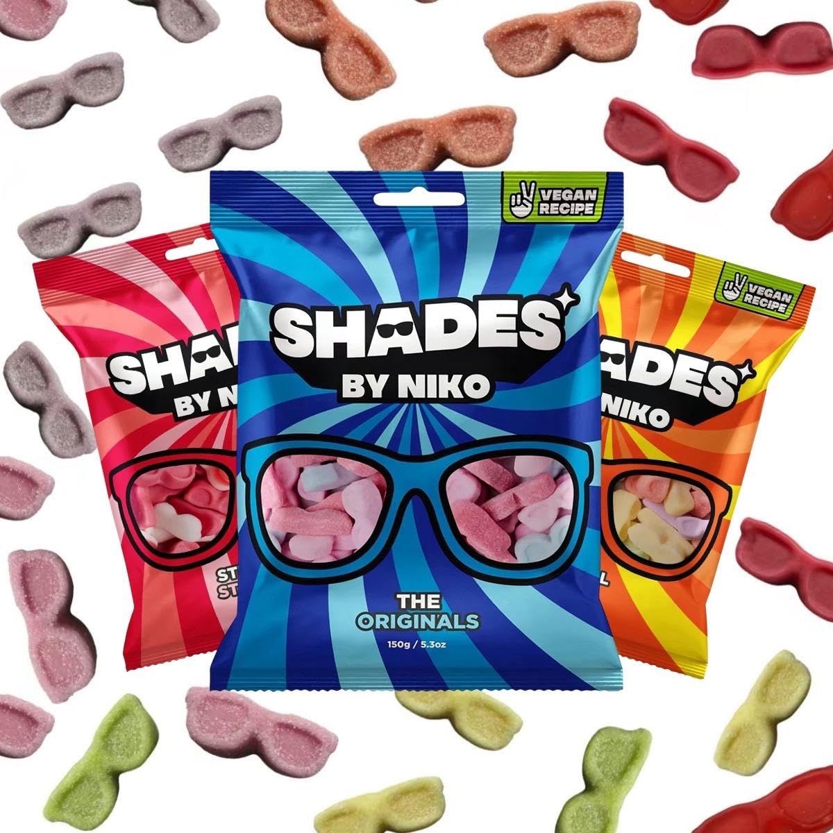 Generic Shades by Niko Tropical Delight gummies pack ideal for tropical flavor cravings.