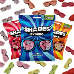 Generic Shades by Niko Tropical Delight gummies pack ideal for tropical flavor cravings.
