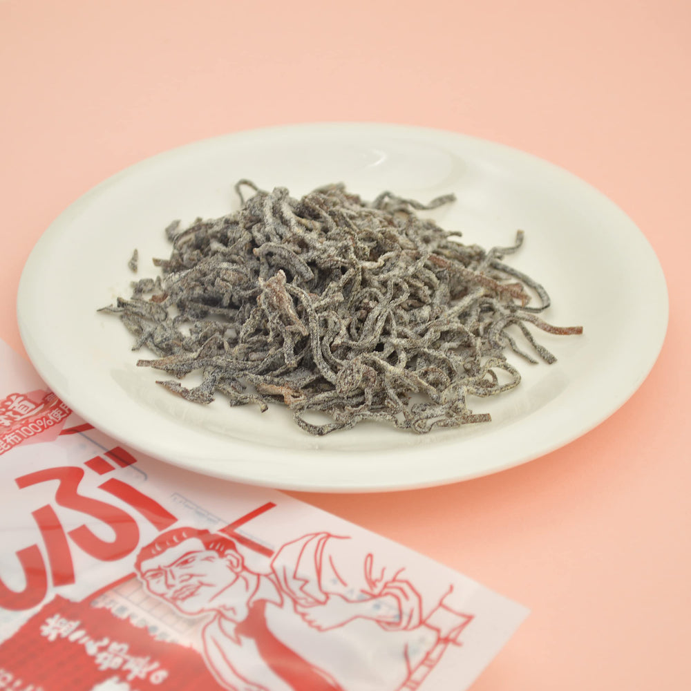 Generic Shio Kombu rice topping sprinkled over steamed white rice for savory flavor