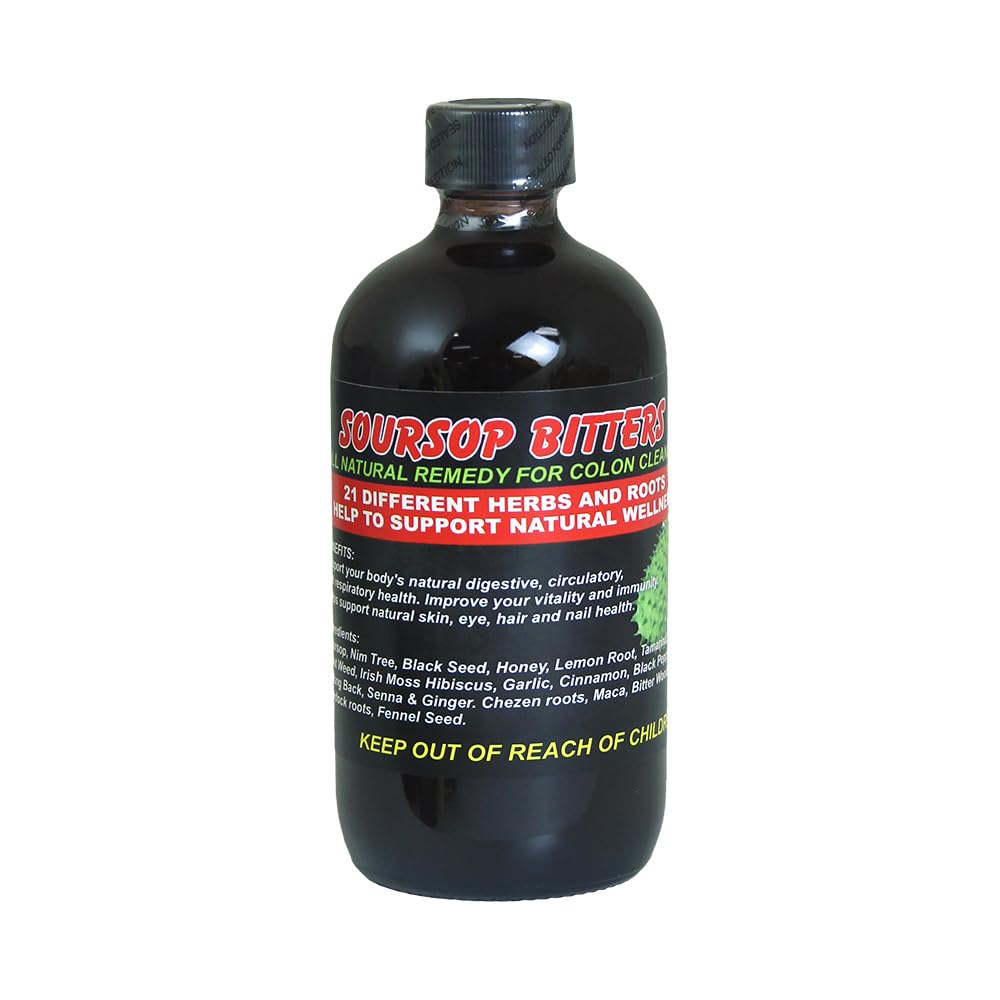 Generic Soursop Bitters bottle front view for digestive balance.