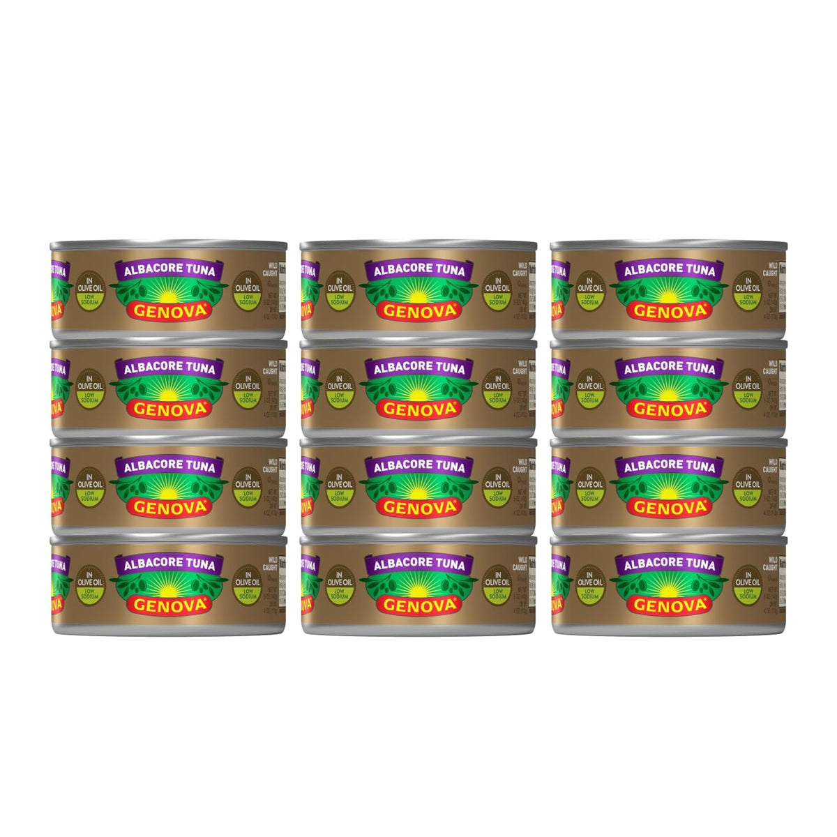 Genova premium albacore tuna in olive oil pack; rich flavor for Mediterranean dishes.