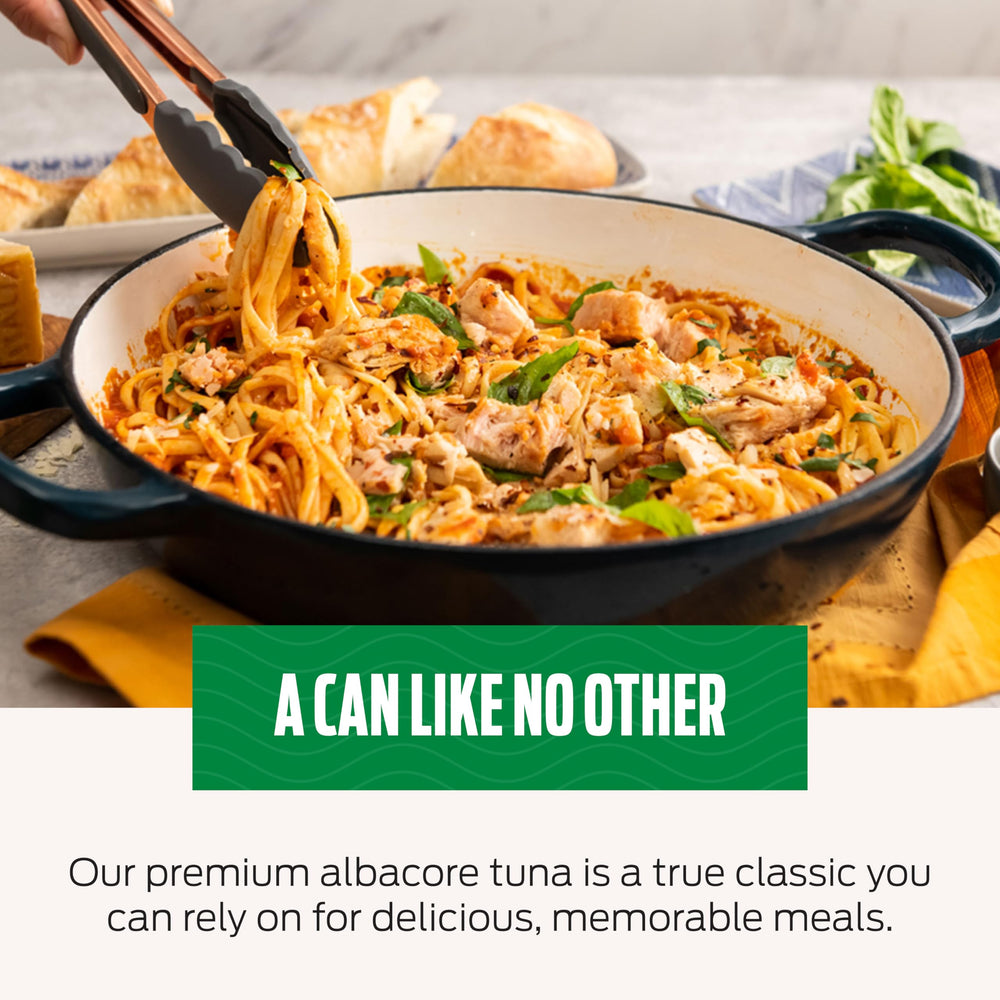 Genova ready-to-serve tuna dish; easy addition to salads or pastas.