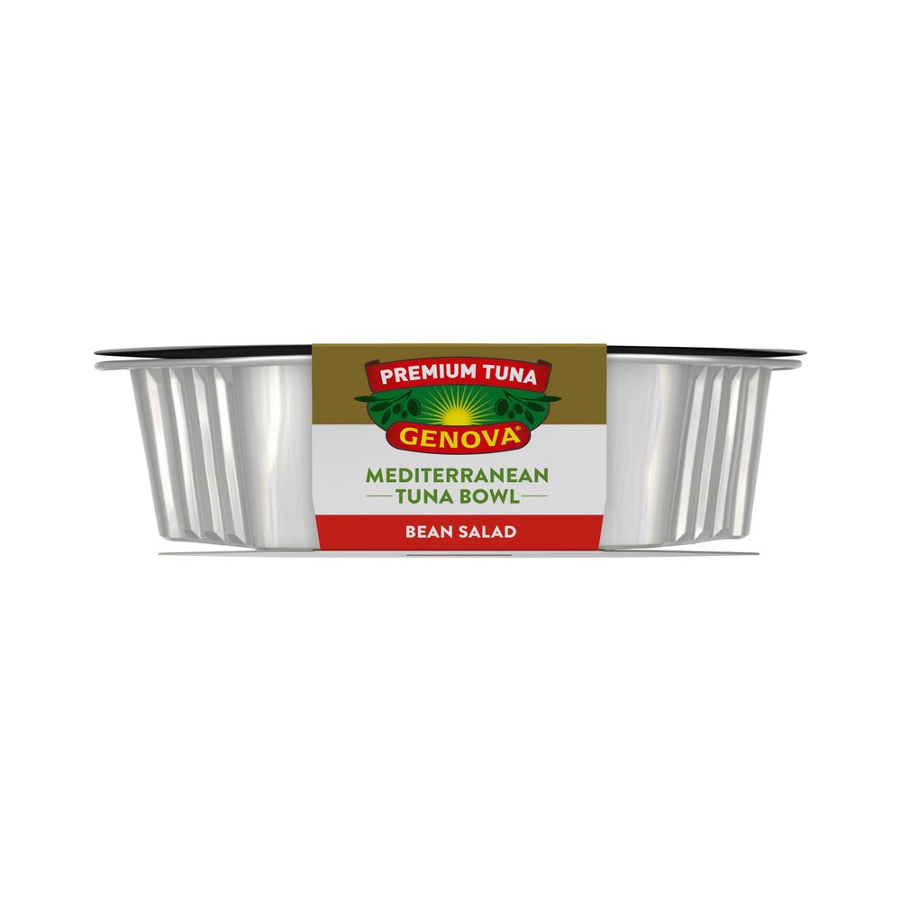 Genova tuna bowl nutrition panel highlights 24g protein per serving