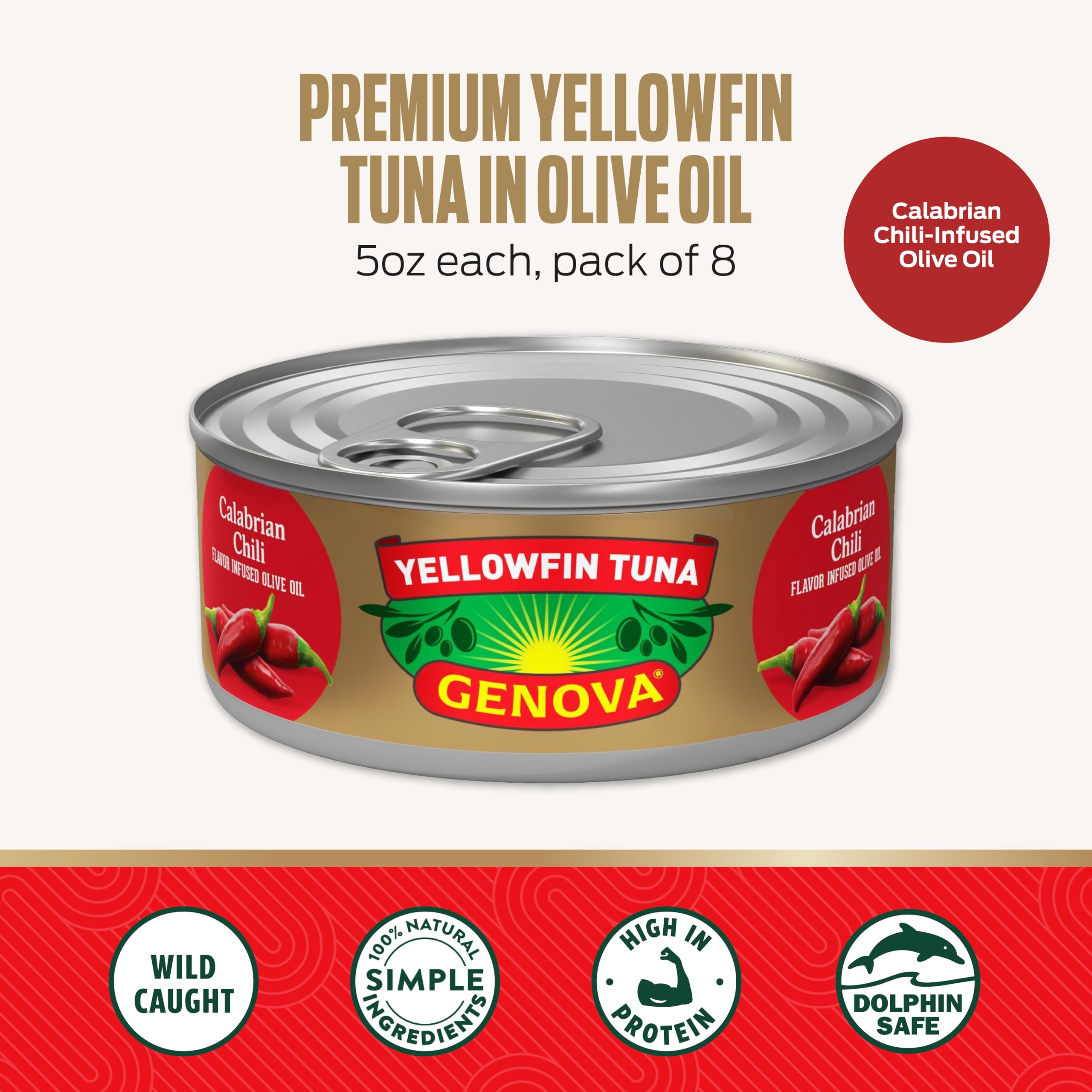 Genova wild caught tuna packaging highlighting quality and value