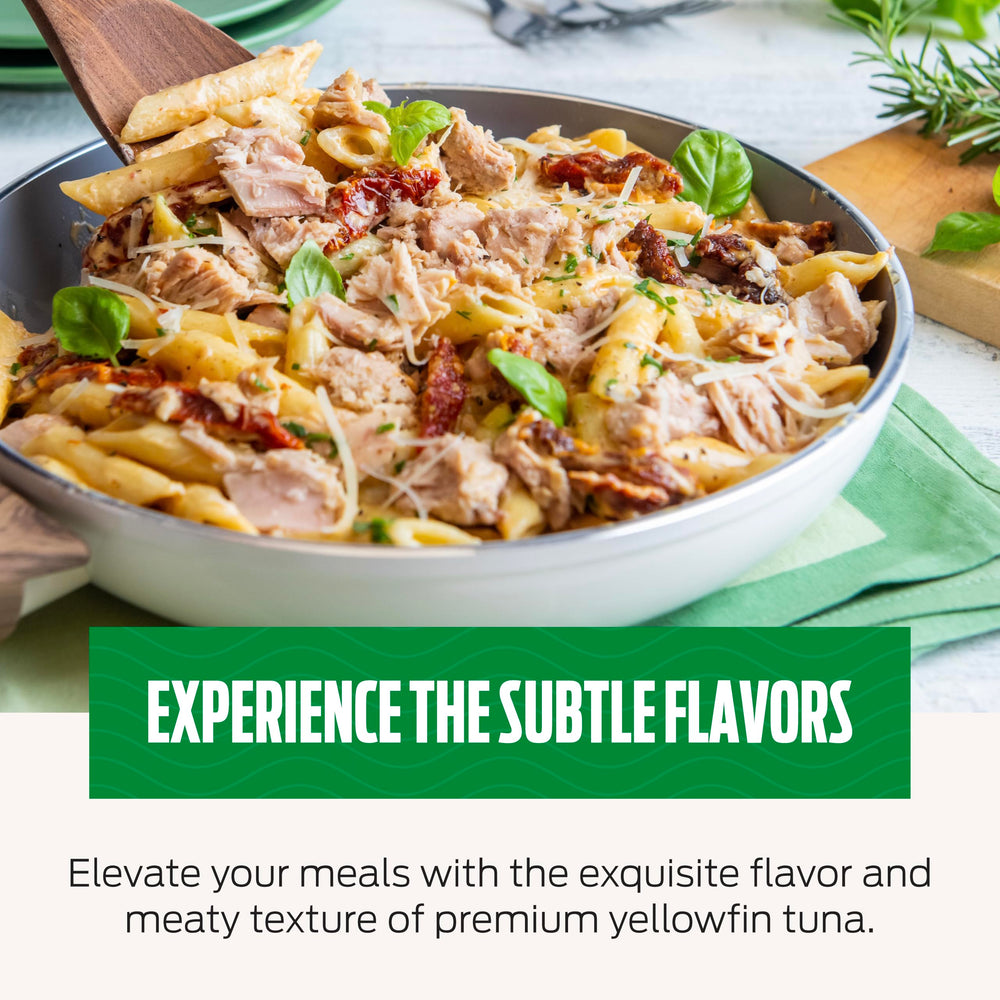Genova yellowfin tuna dish with olive oil for simple, flavorful meals