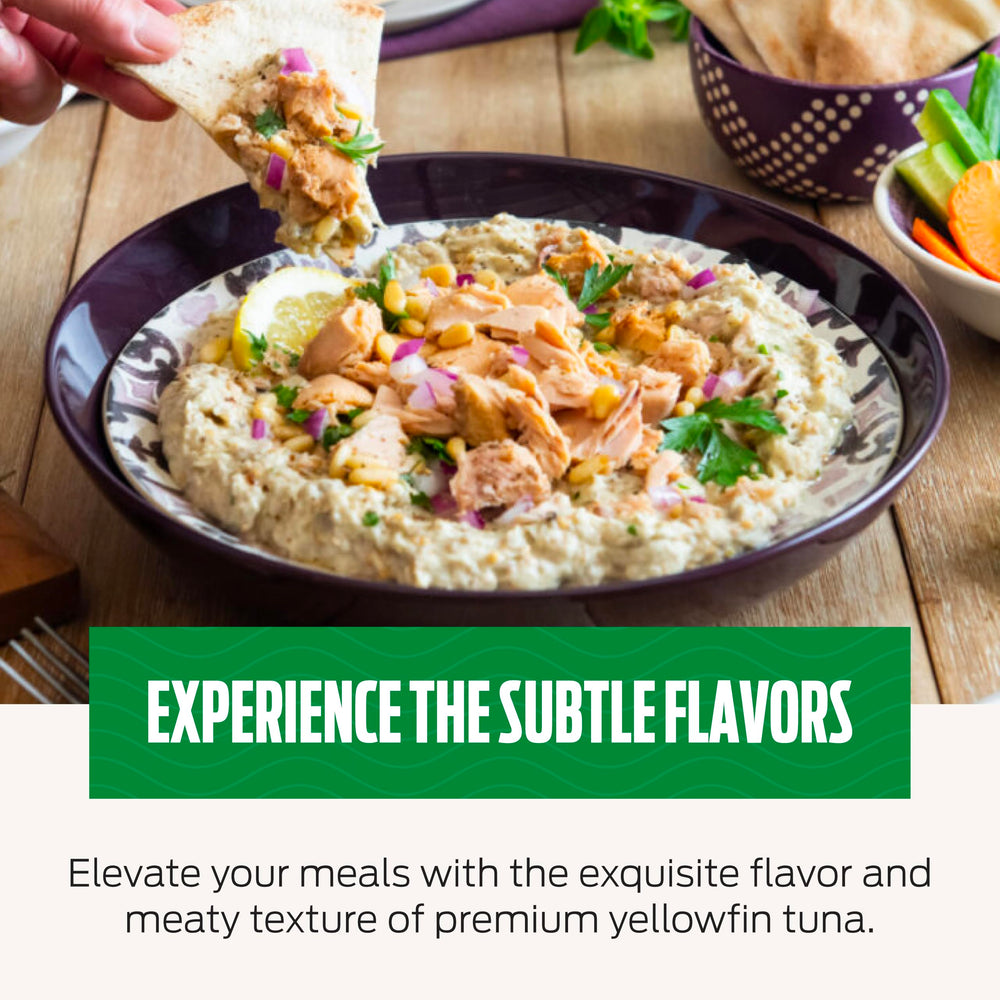 Genova lemon-herbes-provence tuna plate-ready suggests versatile, flavorful meals.
