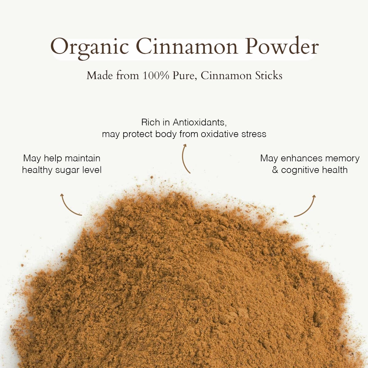 Geo-Fresh Cinnamon Powder in coffee or latte for a warm finish.
