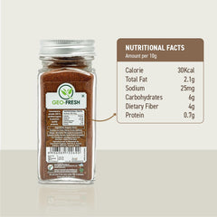 Geo-Fresh Organic Clove Powder container shows fine texture for even flavor distribution