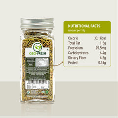 Geo-Fresh Organic Rosemary Leaves hand-harvested, preserving robust flavor for marinades.