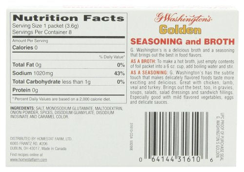 George Washington Golden Seasoning added to a hearty stew for depth