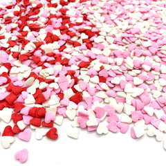 GEORLD Pink Valentine sprinkles on cookies for cute treats.