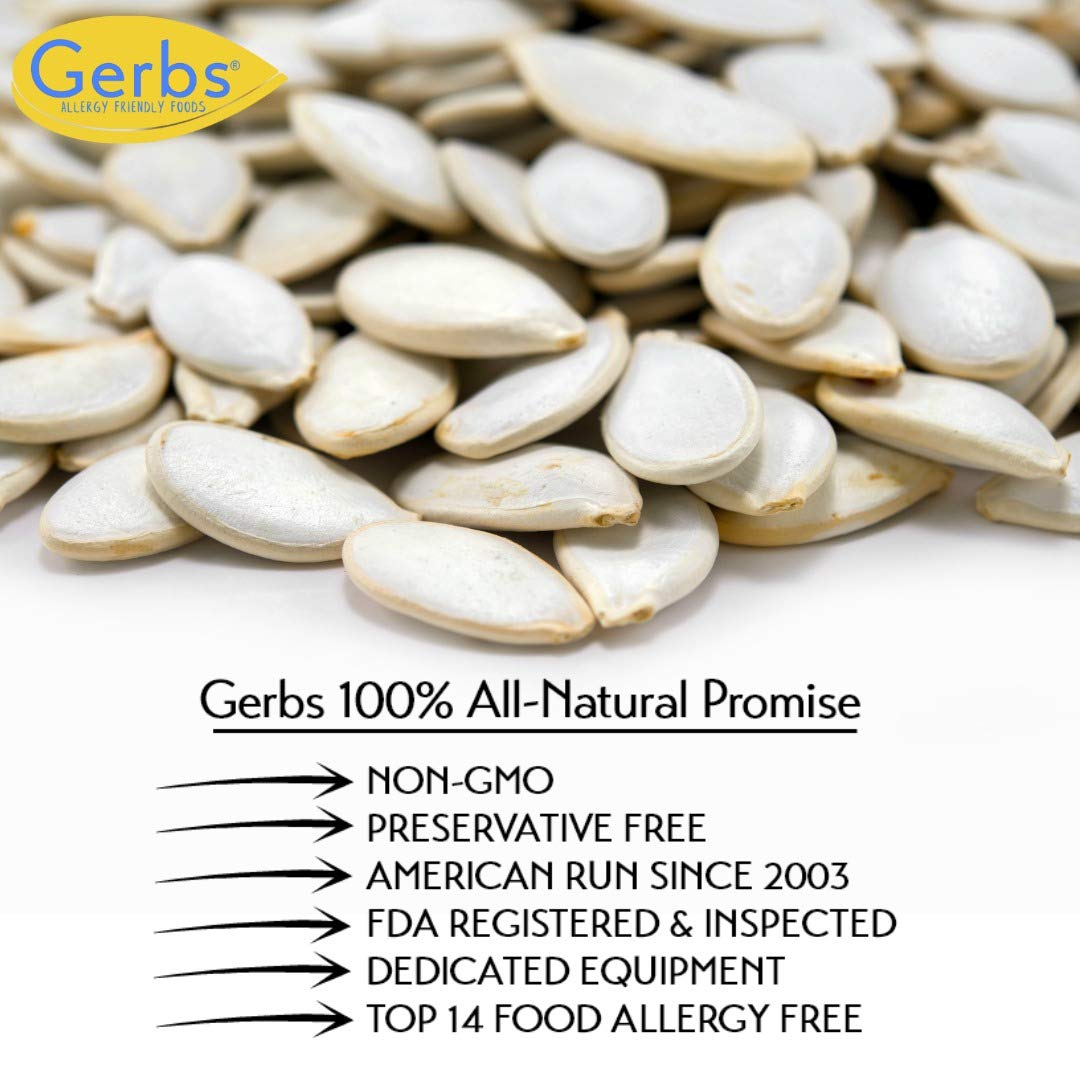 GERBS roasted seeds with mild nutty aroma.