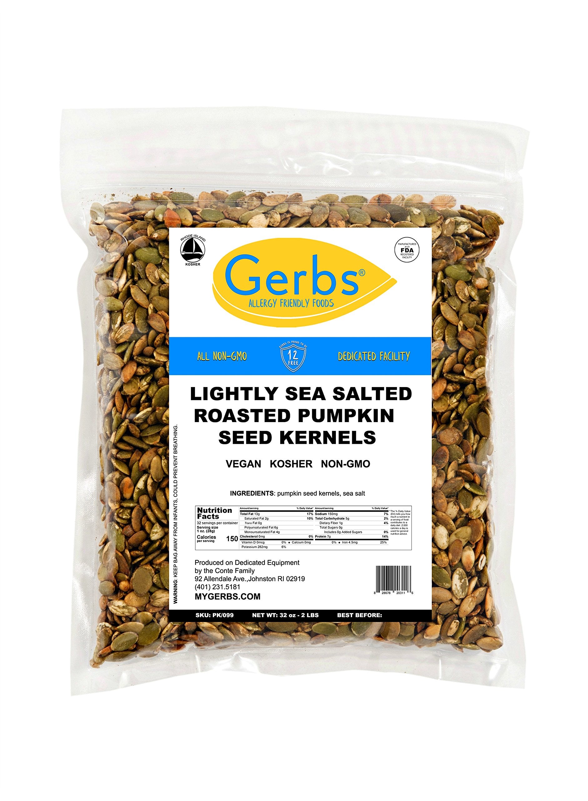GERBS Canada grown pumpkin seeds emphasize quality from field to bag.