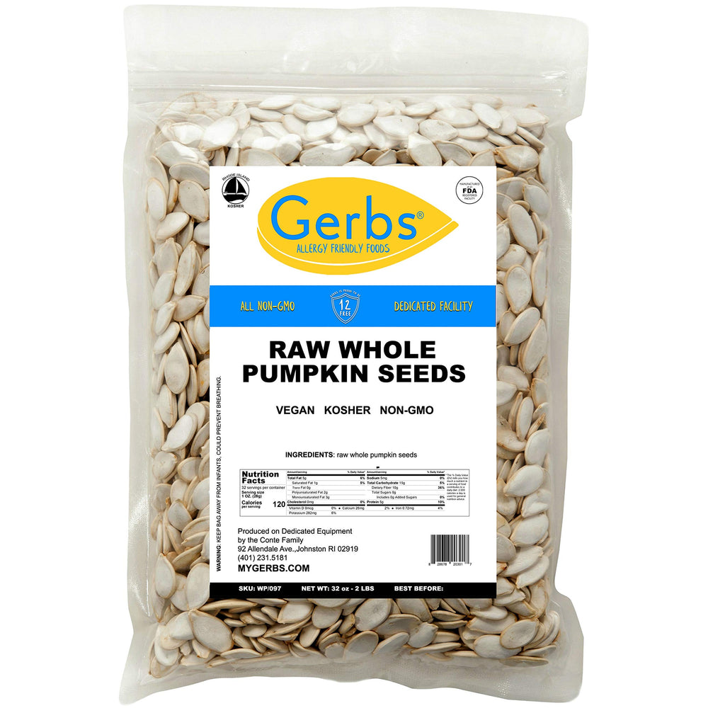 GERBS versatile pumpkin seeds support easy snacks and cooking ideas.