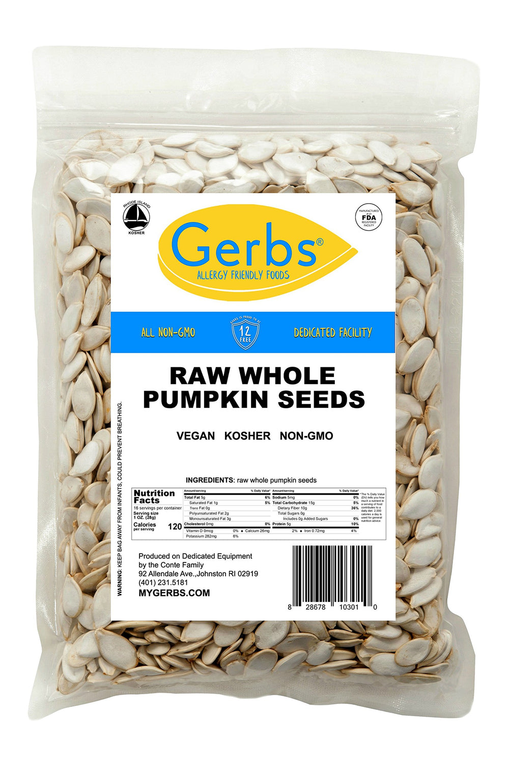GERBS seeds sprinkled on oats or yogurt for texture.
