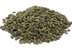 GERBS raw pumpkin seed kernels ready to snack in a resealable bag