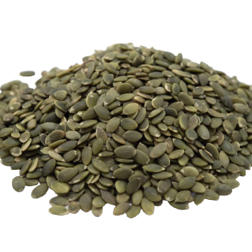 GERBS raw pumpkin seed kernels in resealable bag showing freshness benefits.