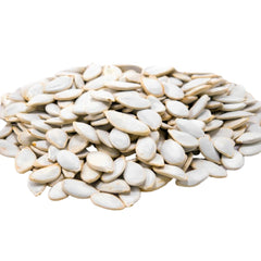GERBS raw whole pumpkin seeds in-shell offer a crunchy, mildly nutty snack.