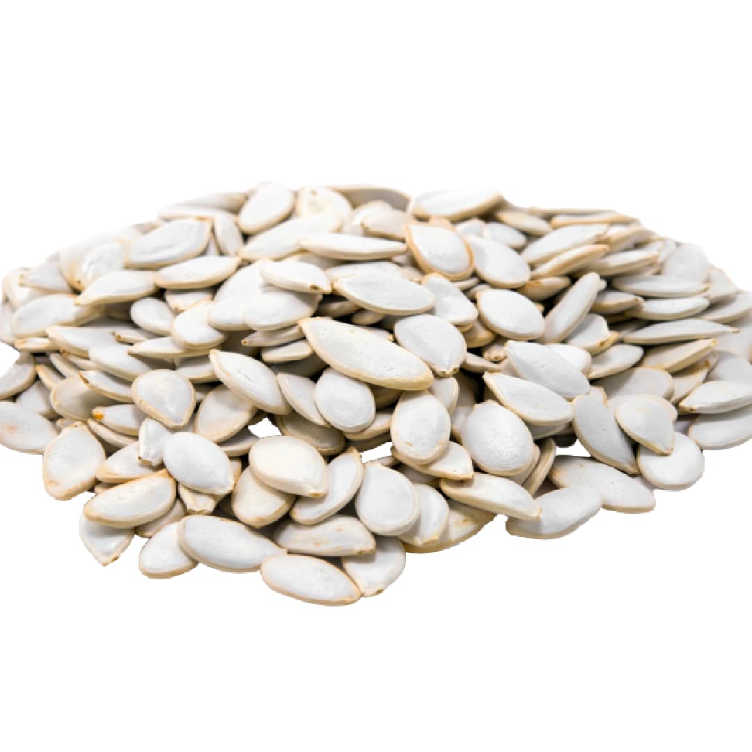 GERBS raw whole pumpkin seeds in-shell, 1 lb, ideal for versatile snacking.
