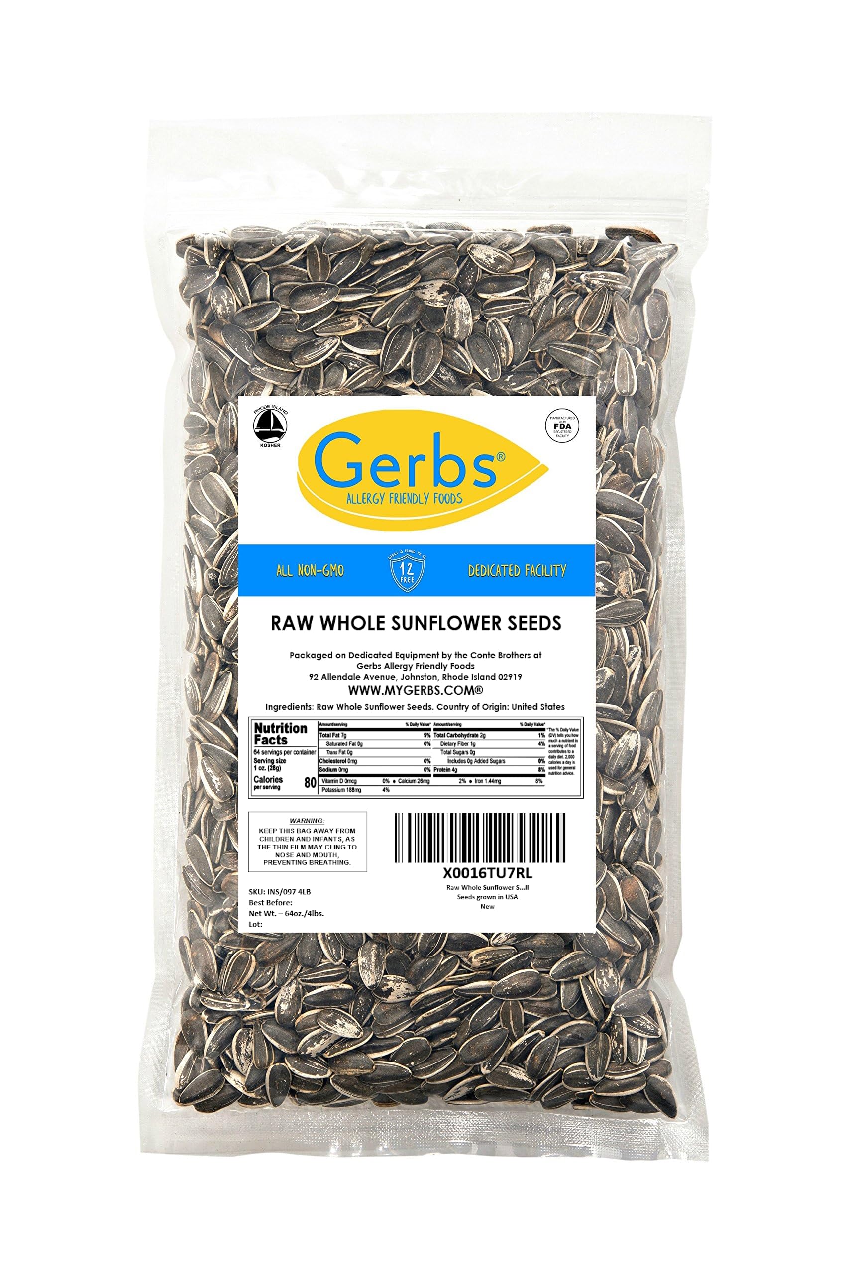 GERBS resealable bag on a kitchen shelf to lock in freshness
