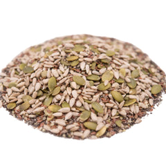 GERBS Super 5 Seed Snack Mix full bag shows freshness and allergen-free quality