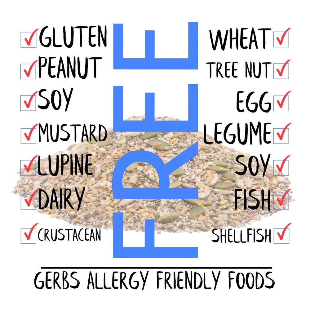 Gerbs 7-seed mix in a cozy kitchen scene for everyday snacking
