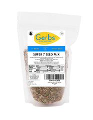GERBS Super 7 Seed Snack Mix sunflower seeds close-up for crunch