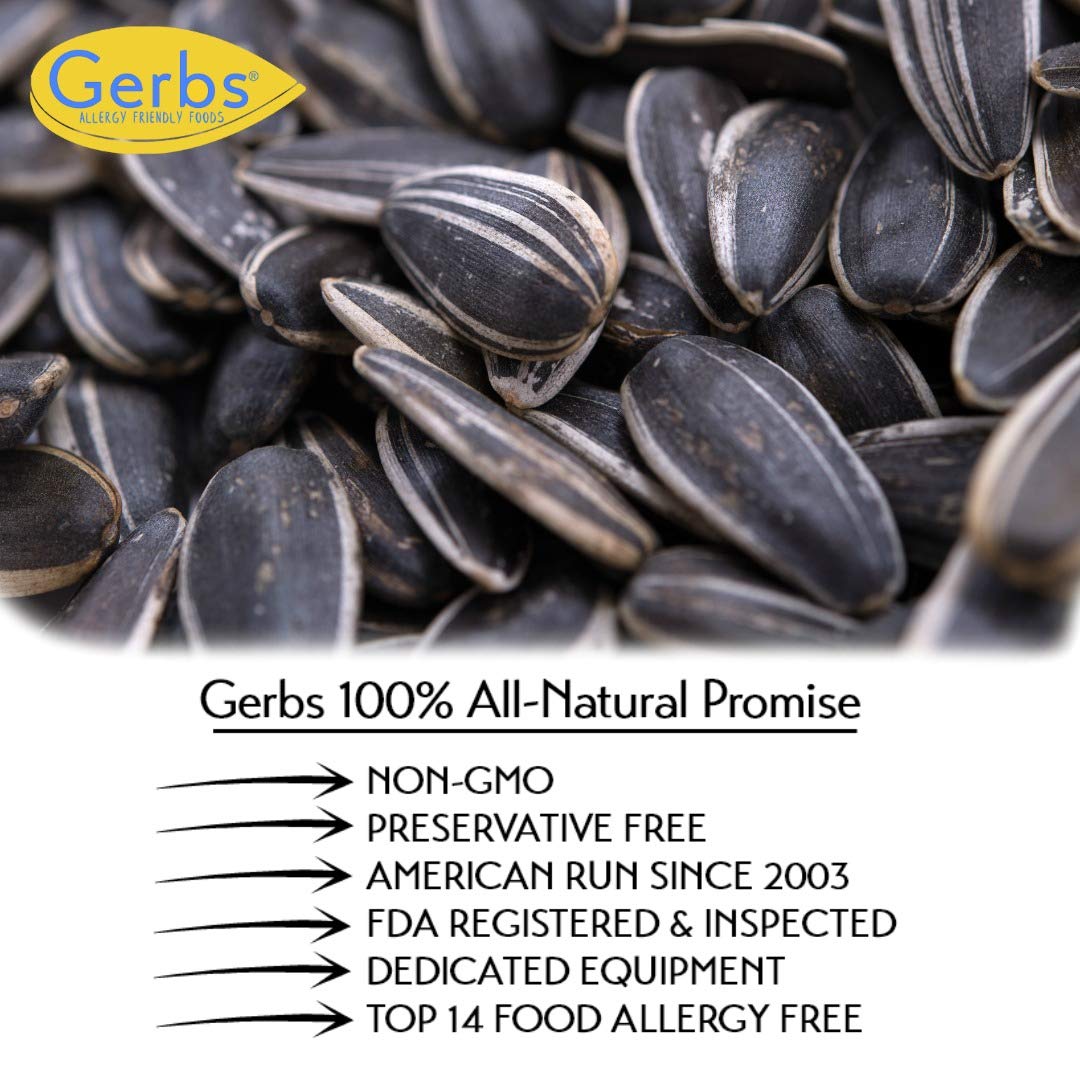 GERBS allergen-free label emphasizes safe, quality ingredients.