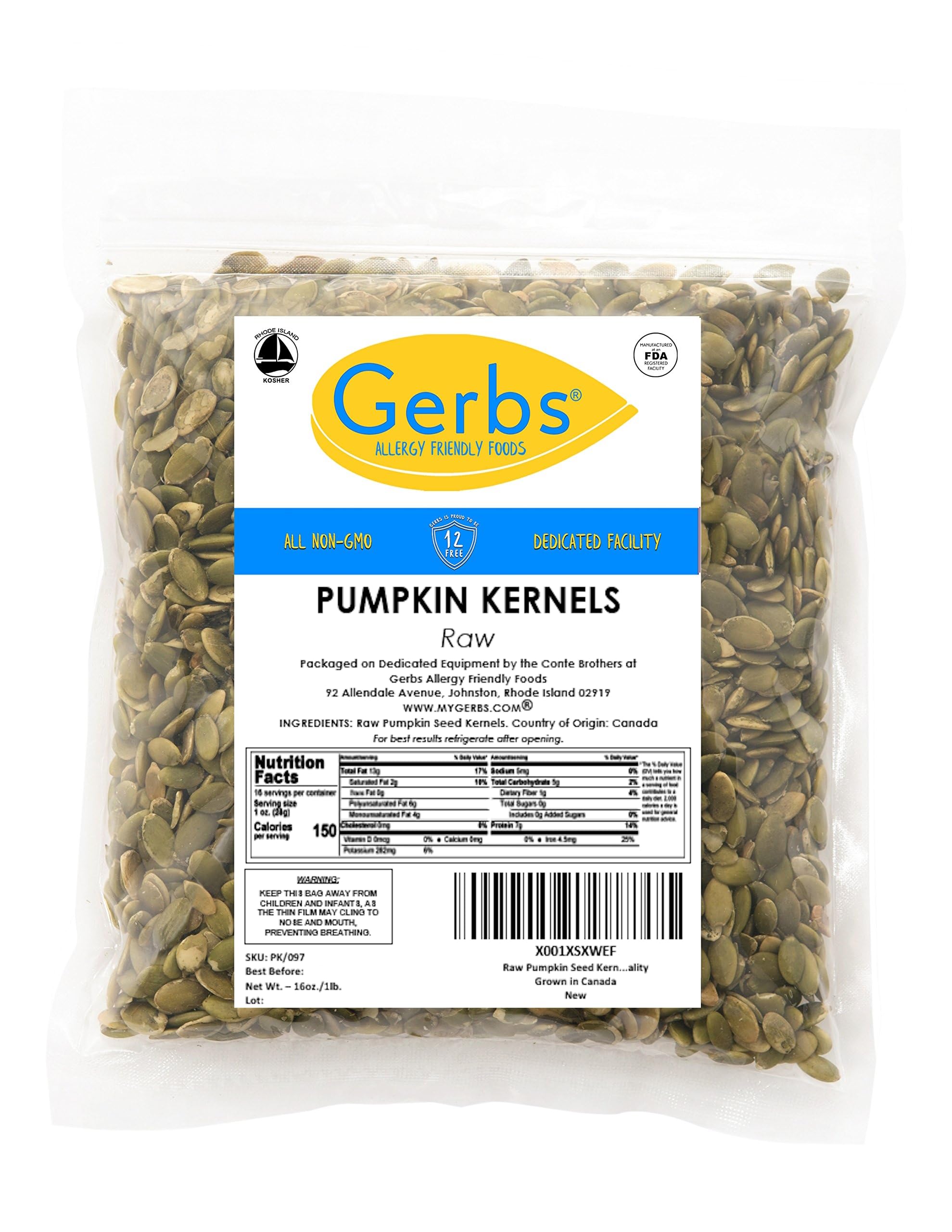 GERBS carefully sourced ingredients ensure consistent flavor and texture