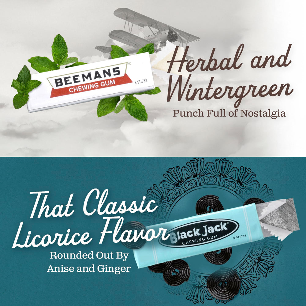 Gerrit's Beeman's wintergreen gum delivers a bold minty kick.