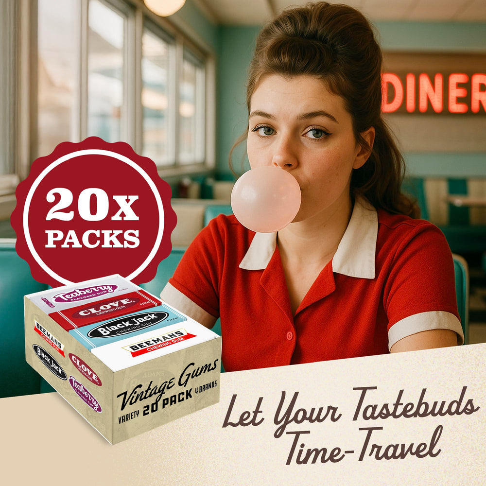 Gerrit's gum sticks are individually wrapped for on-the-go enjoyment.