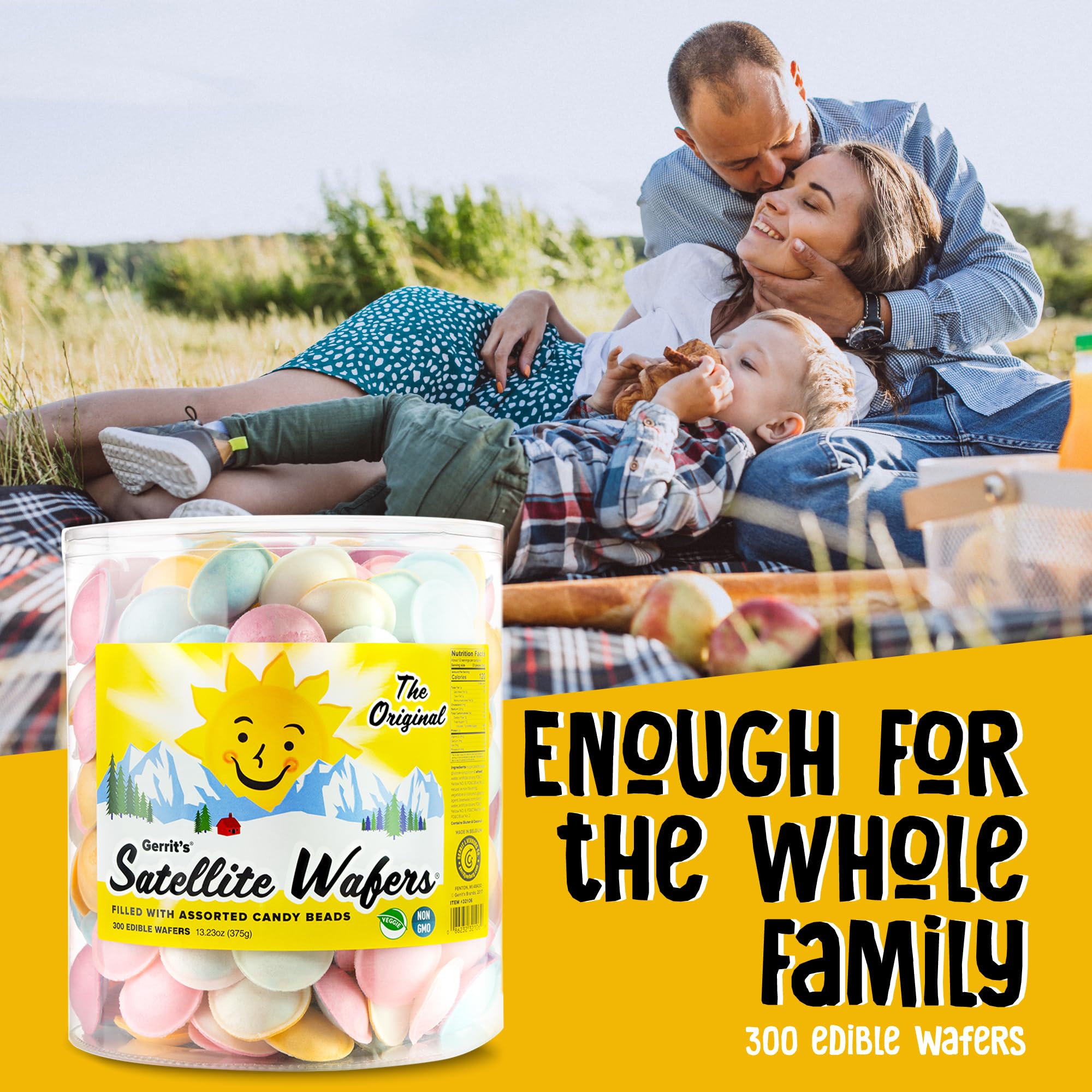 Gerrit's Satellite Wafers party snacks are easy to serve.