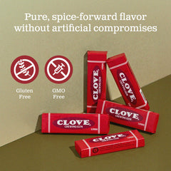 Gerrit's vintage clove flavor label emphasizes nostalgia and tradition