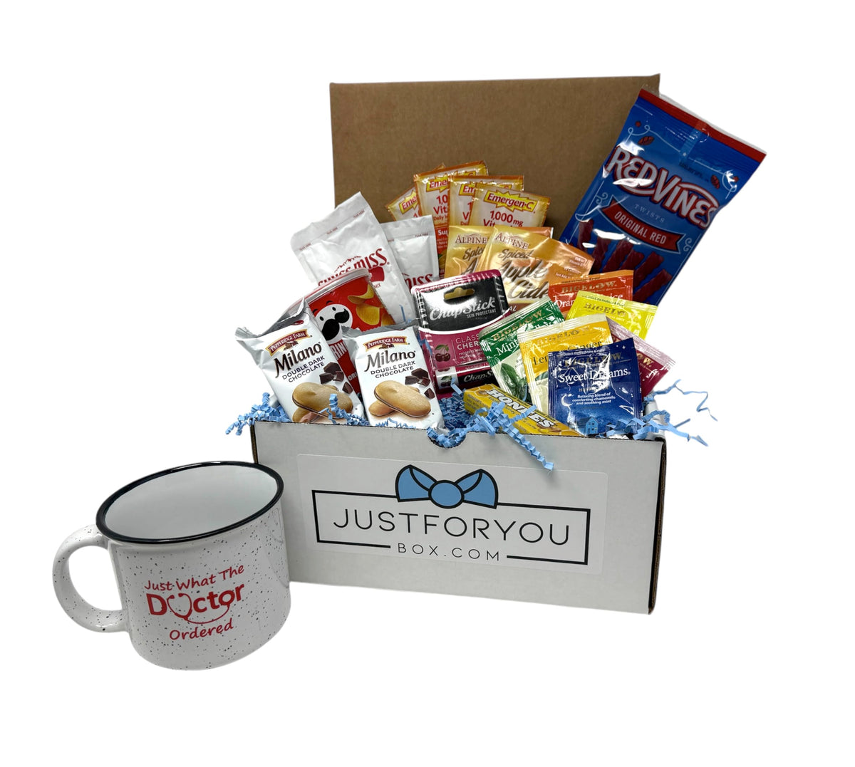 Get Well Gift Package ceramic mug for warm drinks and comfort.