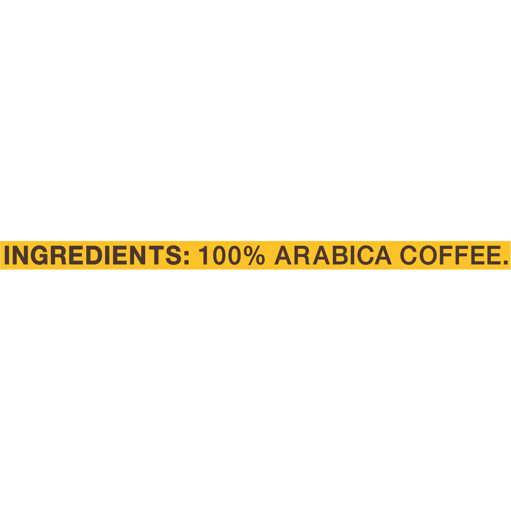 Gevalia 100% Arabica beans close-up for rich, balanced flavor