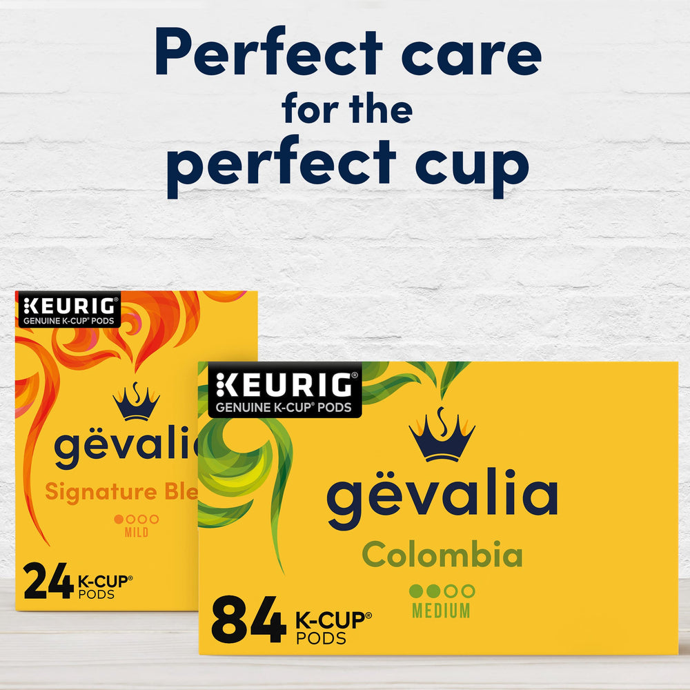 Gevalia 84 pod packaging label and roast details