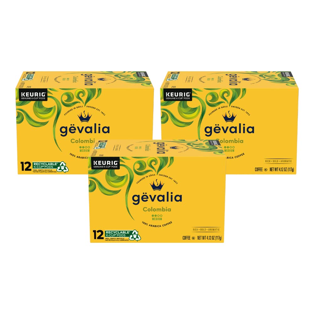 Gevalia Colombian K-Cups box for a cozy winter morning
