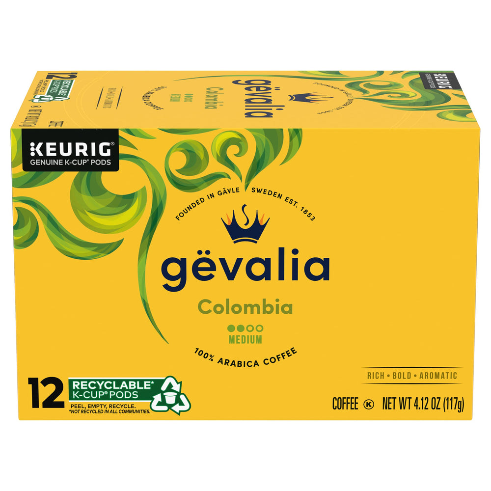 Gevalia Colombian K-Cups brewing with Keurig for fast, consistent cups