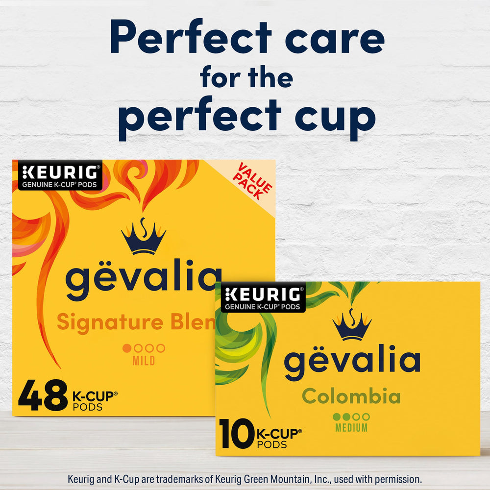 Gevalia Colombia morning brew ready in minutes via Keurig.