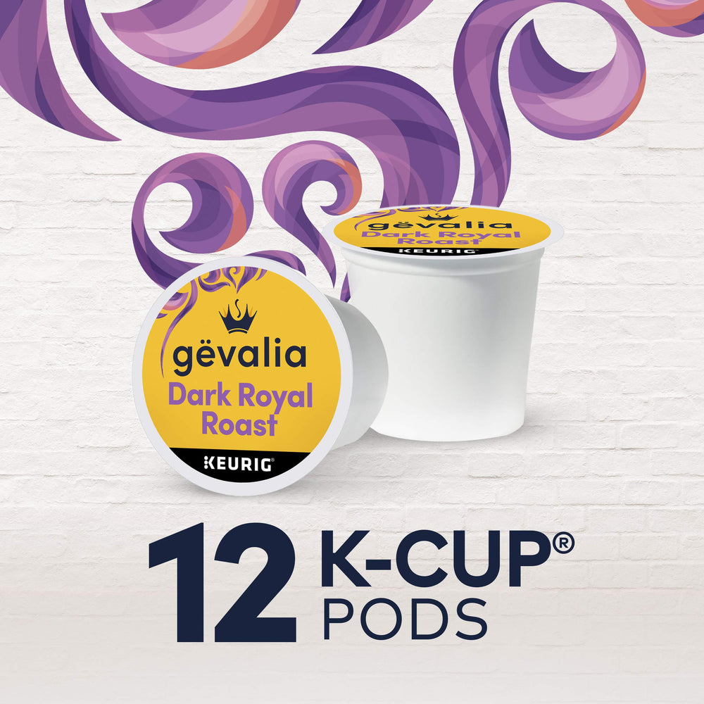 Gevalia Dark Royal Roast creates a strong, satisfying coffee experience.