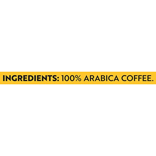 Gevalia Dark Royal Roast K-Cup pod closeup showing premium Arabica beans