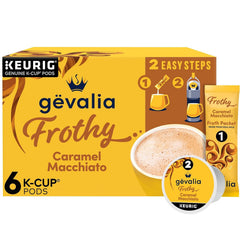 Gevalia Frothy Caramel Macchiato K-Cups for convenient mornings