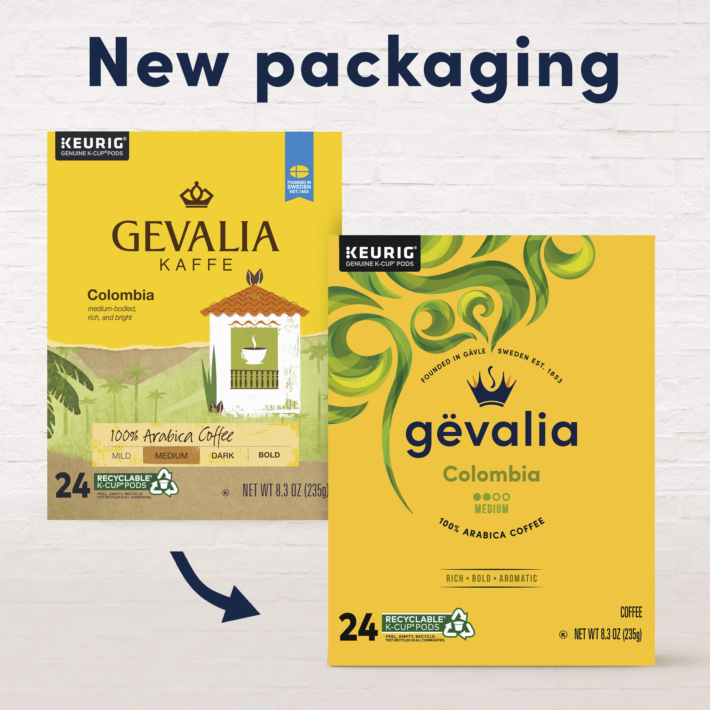 Gevalia K-Cup pods packaging ready for brewing