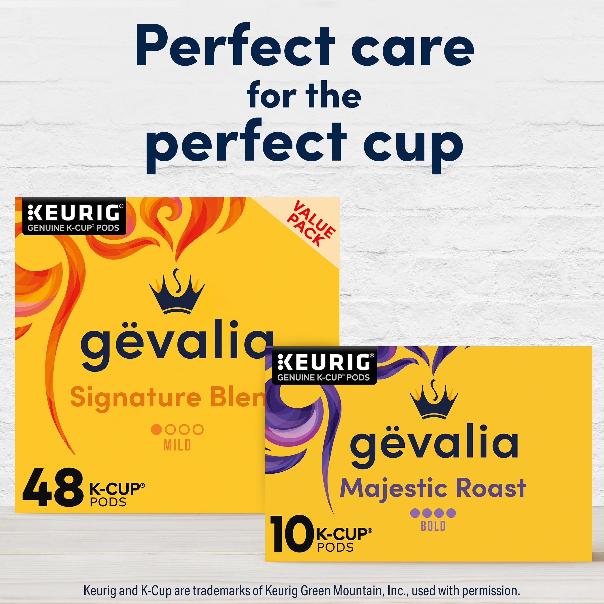 Gevalia Majestic Roast aroma and bold flavor for a confident sip.