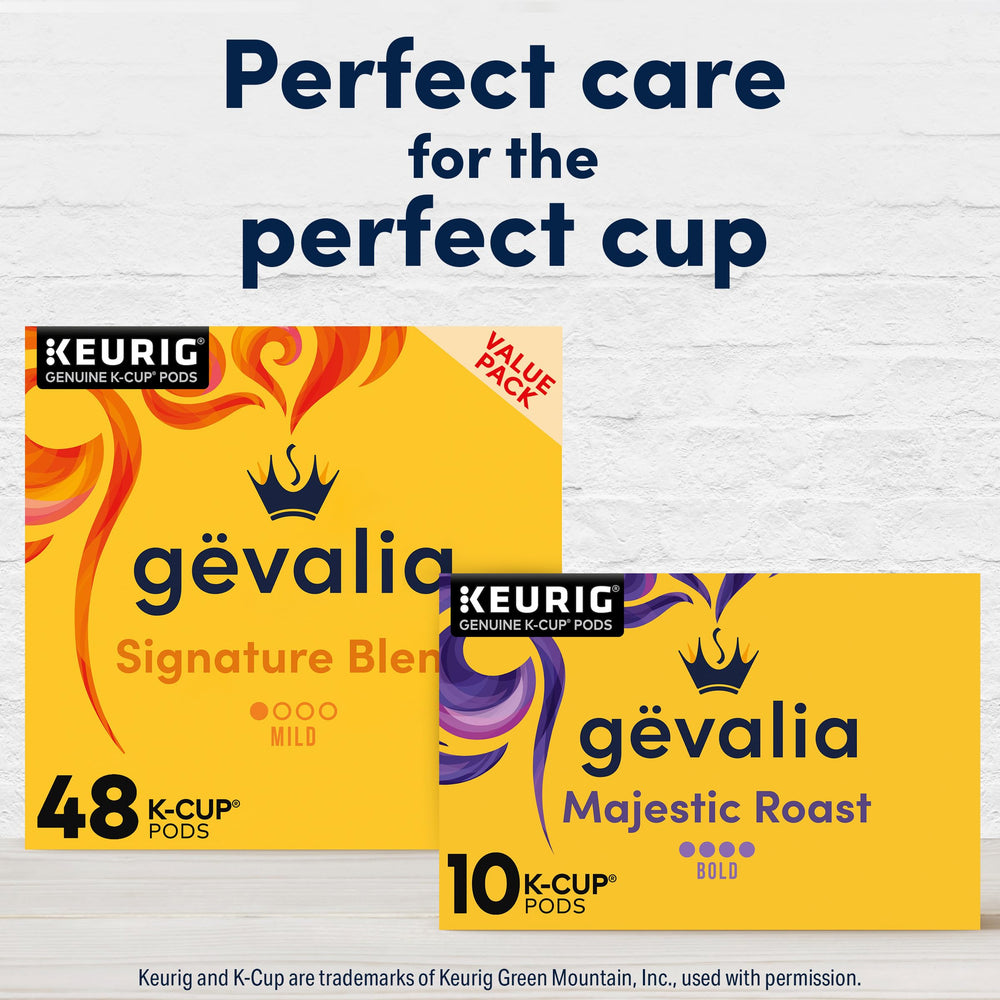 Gevalia Majestic Roast aroma and bold flavor for a confident sip.